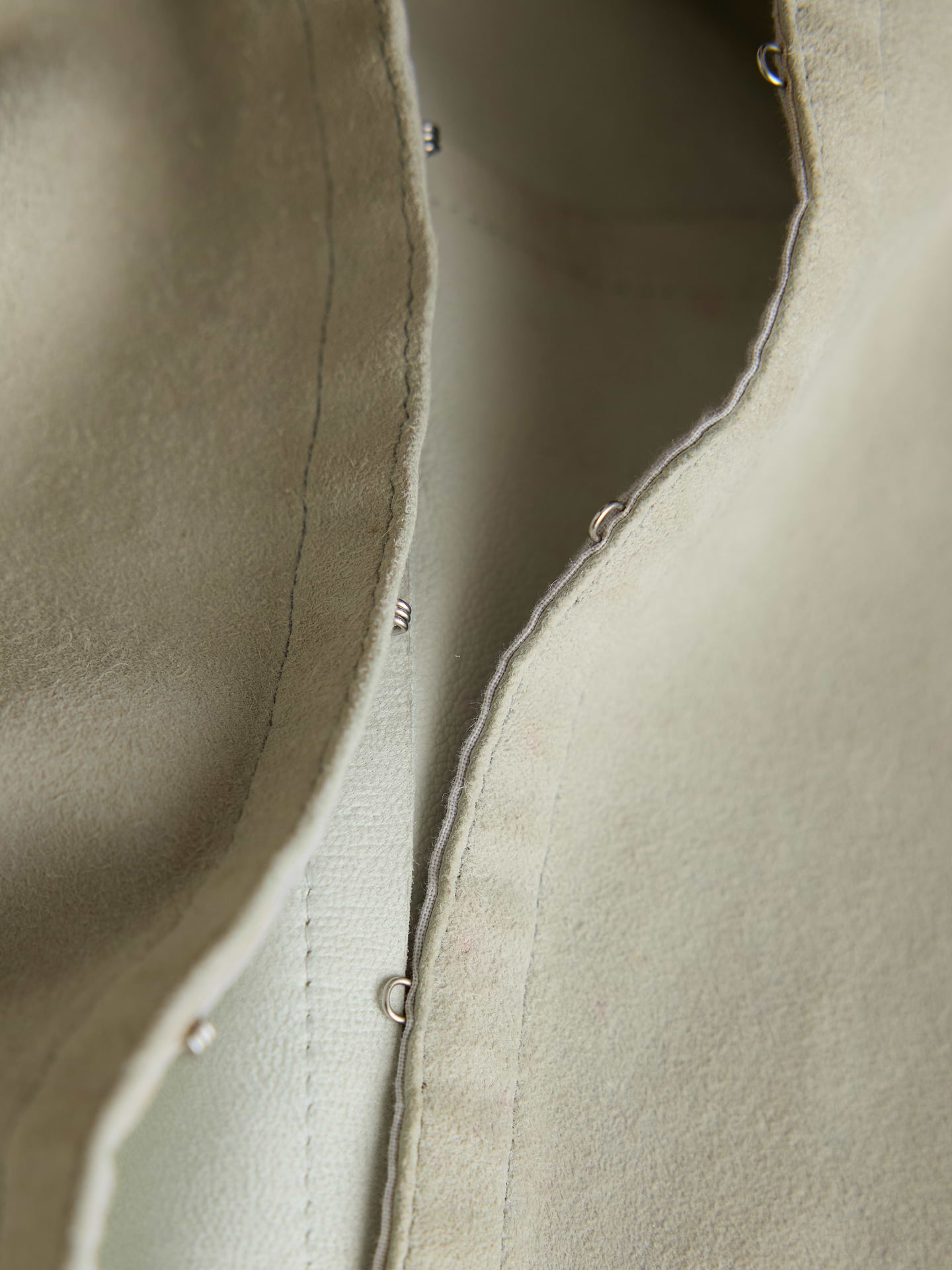 Image number 3 showing, Archive Suede Hook-And-Eye Shirt Jacket Women's Size S