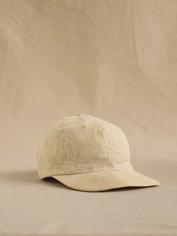 Archive Linen Baseball Cap Women's Size S/M