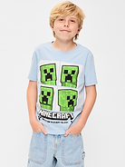 Image number 1 showing, Minecraft™ Gender-Neutral Graphic T-Shirt for Kids
