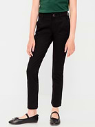 Image number 1 showing, Skinny School Uniform Pants for Girls