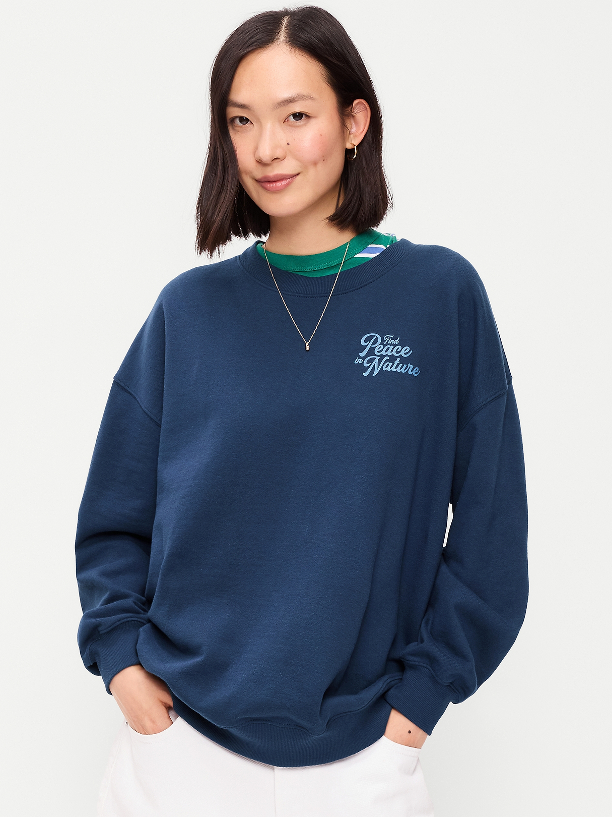 SoComfy Oversized Crew-Neck Sweatshirt | Old Navy