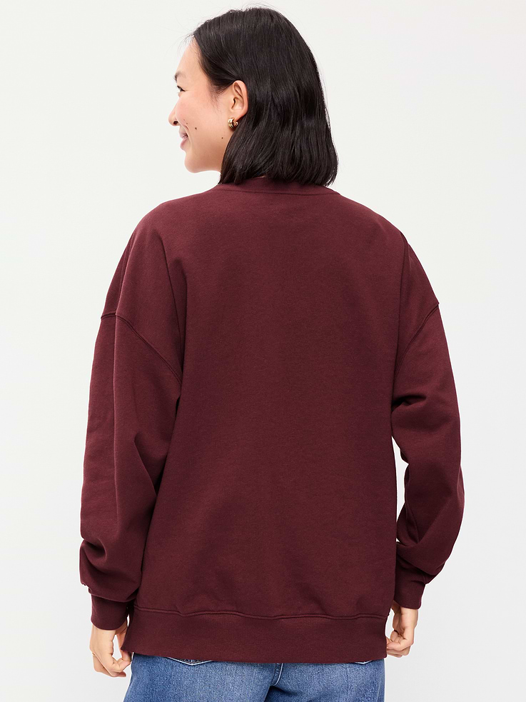 Image number 2 showing, SoComfy Oversized Crew-Neck Sweatshirt
