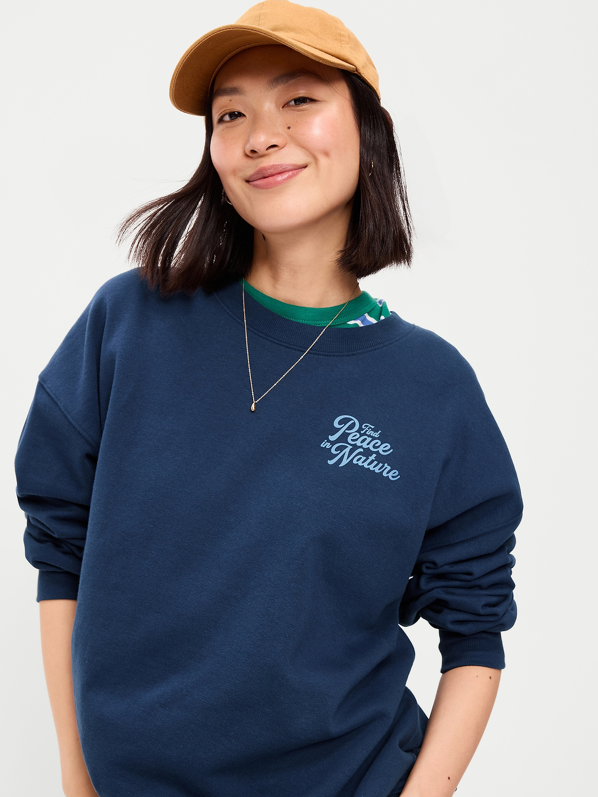 SoComfy Oversized Crew-Neck Sweatshirt | Old Navy
