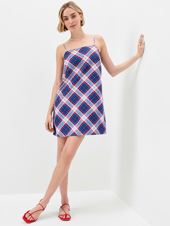 Strappy Mini Shift Dress