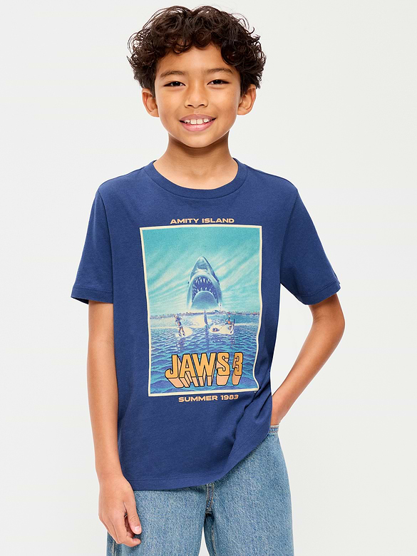 Jaws™ Gender-Neutral Graphic T-Shirt for Kids