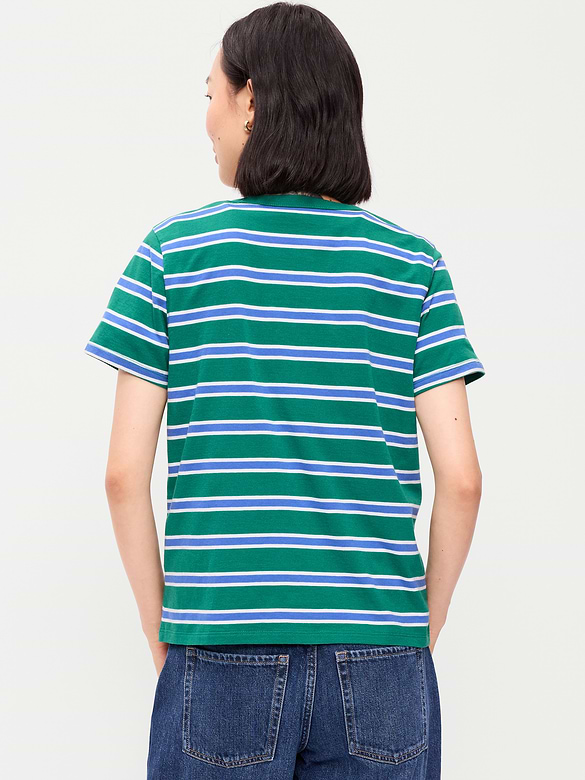 EveryWear Crew-Neck Striped T-Shirt