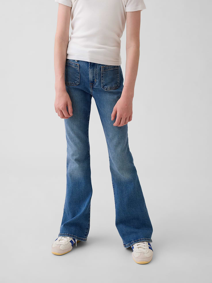 Image number 2 showing, Kids High Rise '70s Flare Jeans