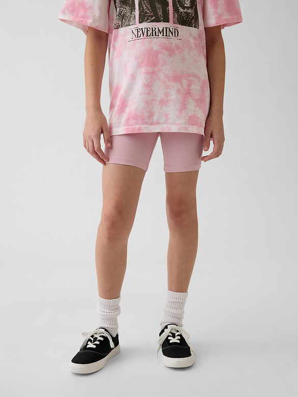 Kids Foldover Bike Shorts