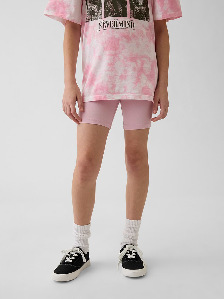 Image number 3 showing, Kids Foldover Bike Shorts