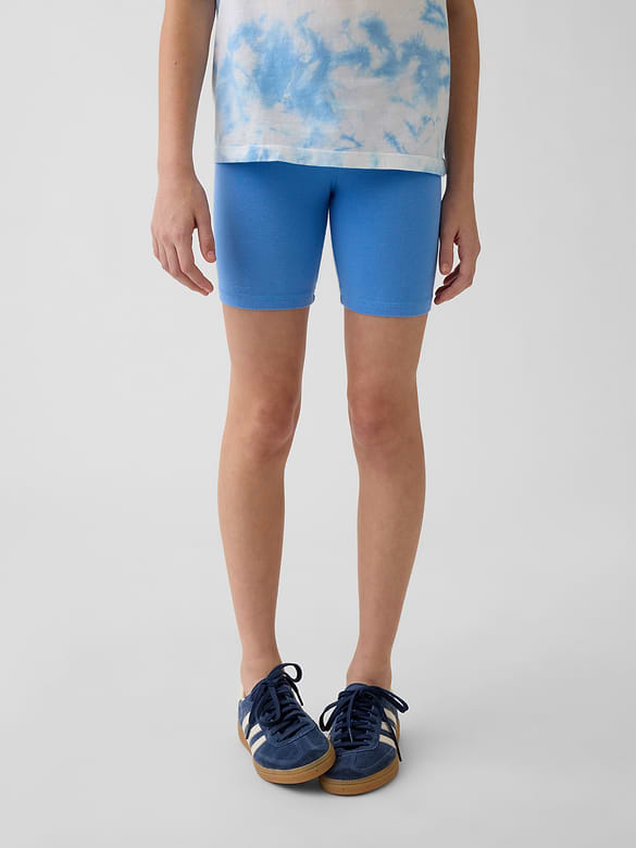 Kids Foldover Bike Shorts