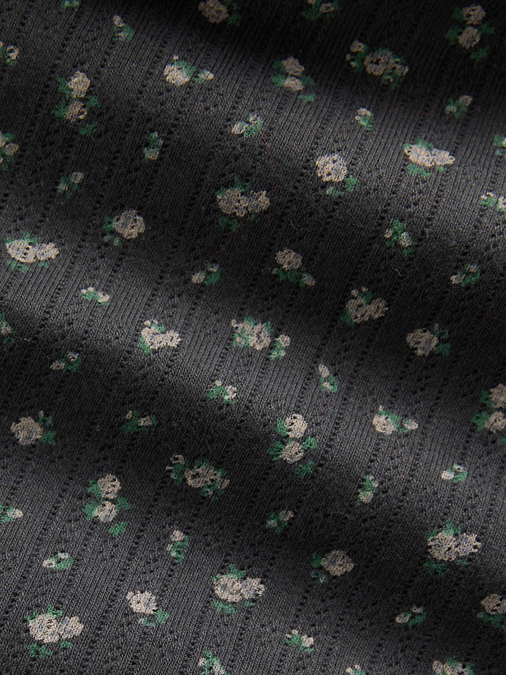 Image number 4 showing, Pointelle Crewneck T-Shirt