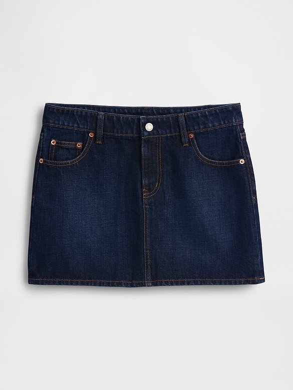 Denim Mini Skirt