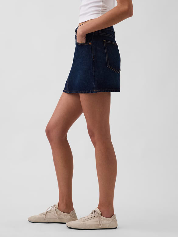 Denim Mini Skirt