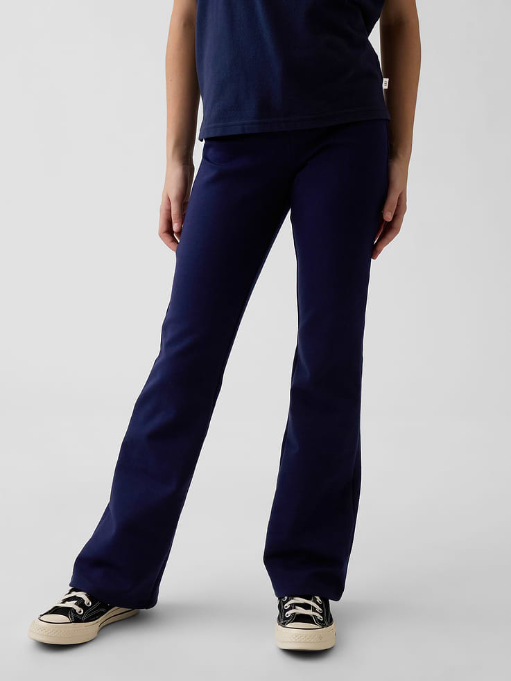 Image number 3 showing, Kids Uniform Ponte Flare Pants