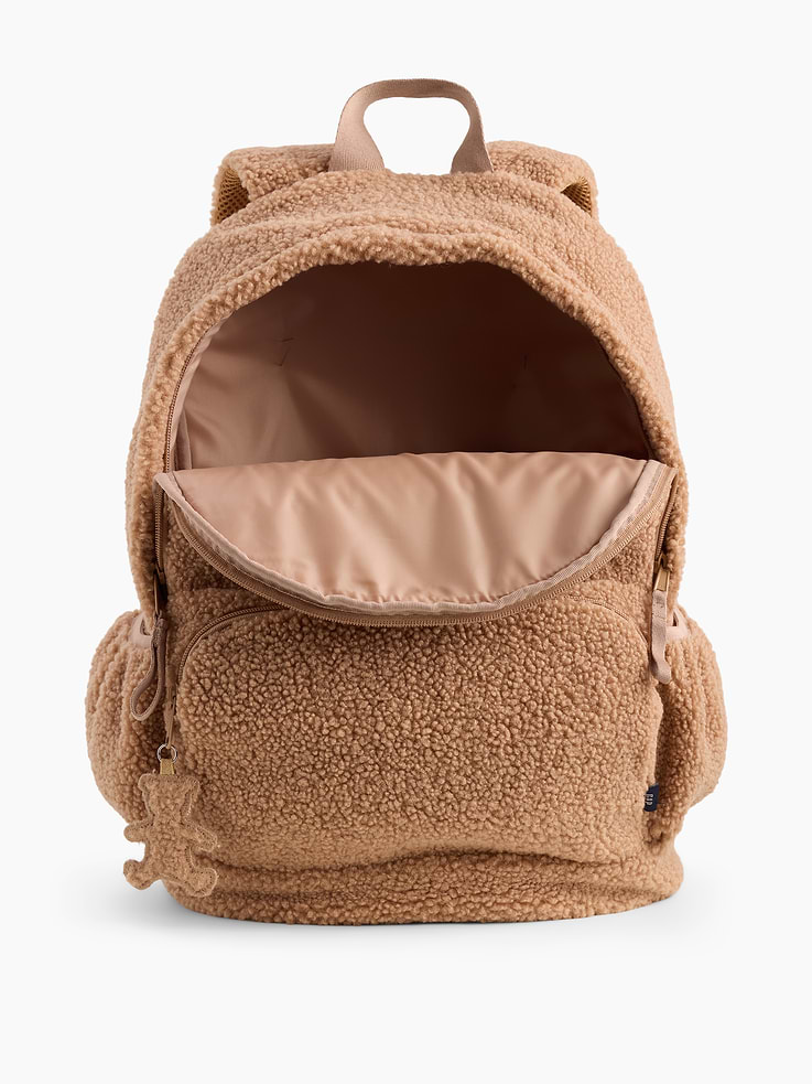 Image number 4 showing, Kids Sherpa Bear Backpack