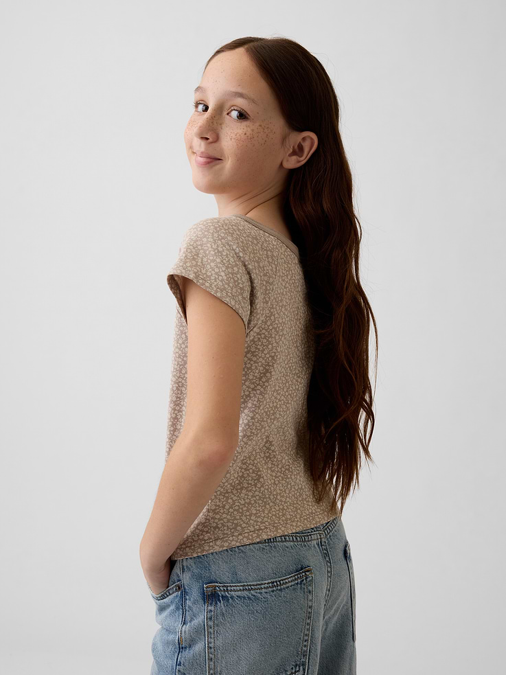 Image number 3 showing, Kids Raglan Henley T-Shirt