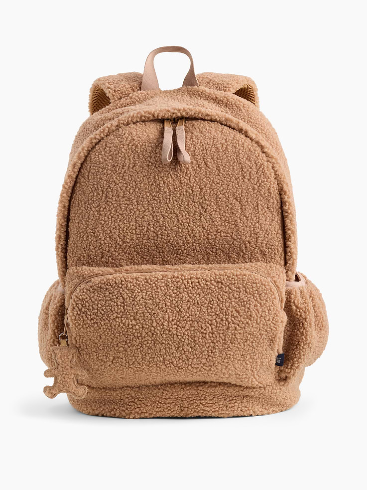 Image number 1 showing, Kids Sherpa Bear Backpack