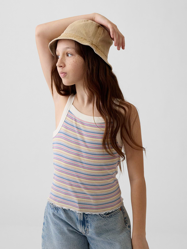 Image number 3 showing, Kids Overdye Denim Bucket Hat