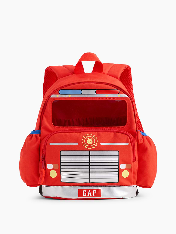 Toddler Firetruck Backpack