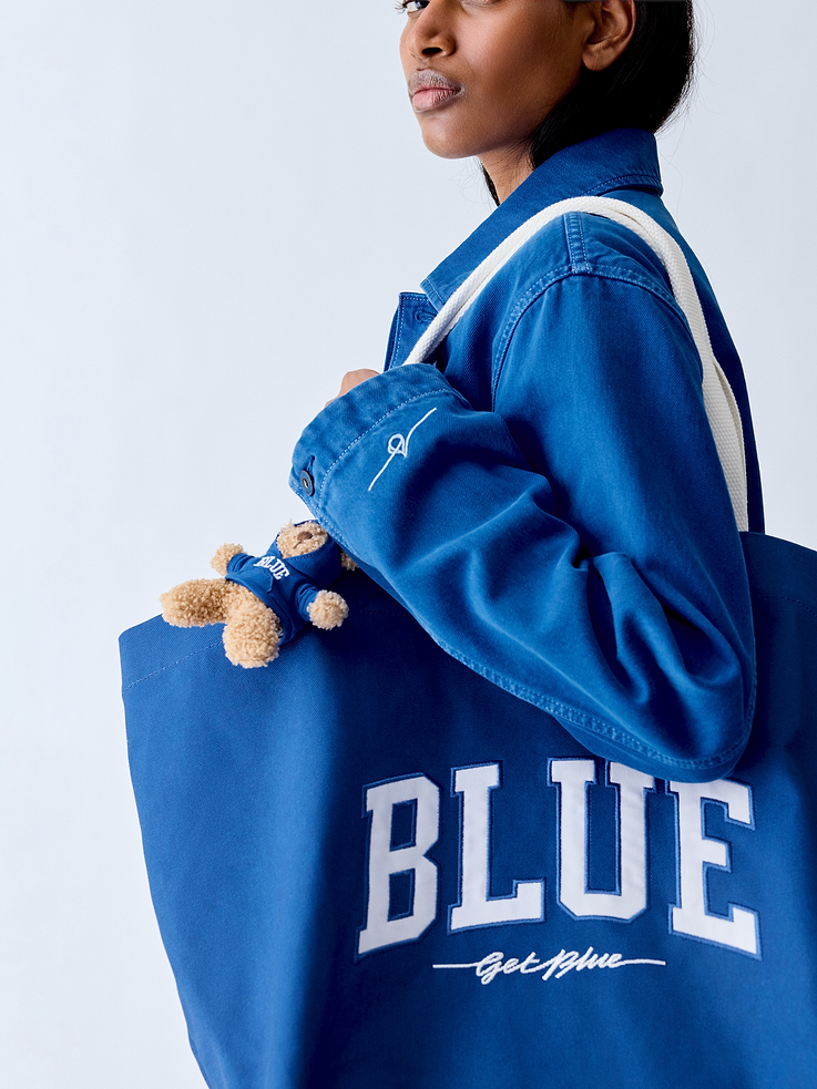 Image number 5 showing, Get Blue Canvas Tote Bag