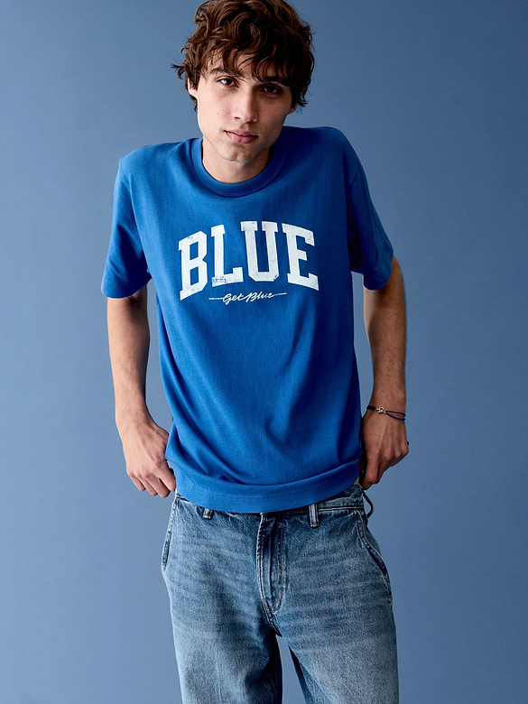 Get Blue Relaxed Logo T-Shirt