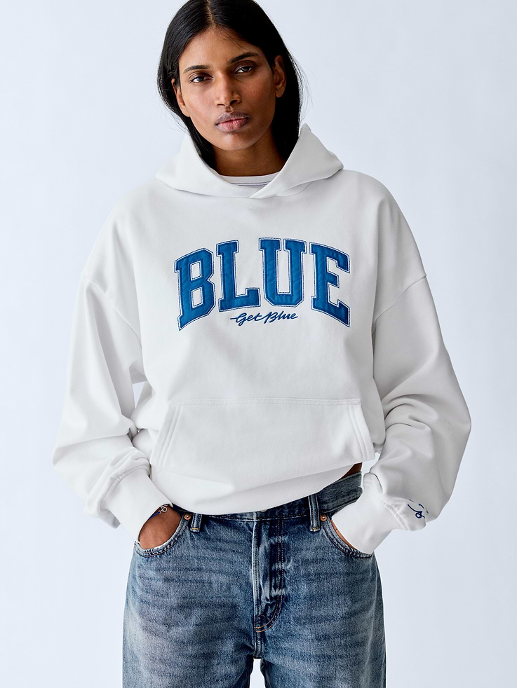 Image number 8 showing, Get Blue Heavyweight French Terry Logo Hoodie