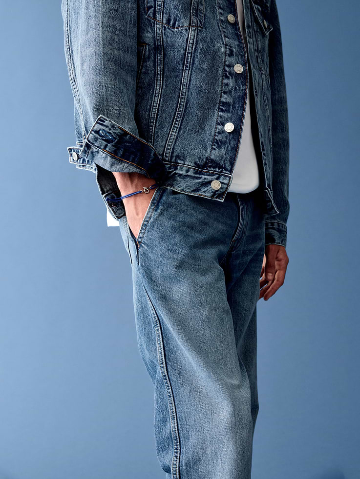 Image number 8 showing, Get Blue Relaxed Icon Denim Jacket