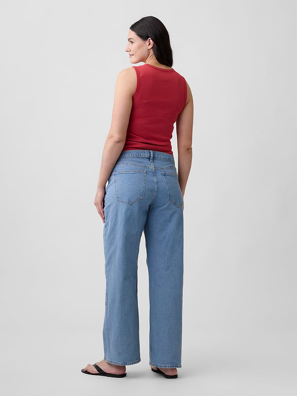 Low Rise '90s Loose Jeans