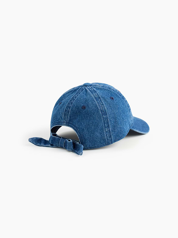 Kids Terry Heart Denim Baseball Hat