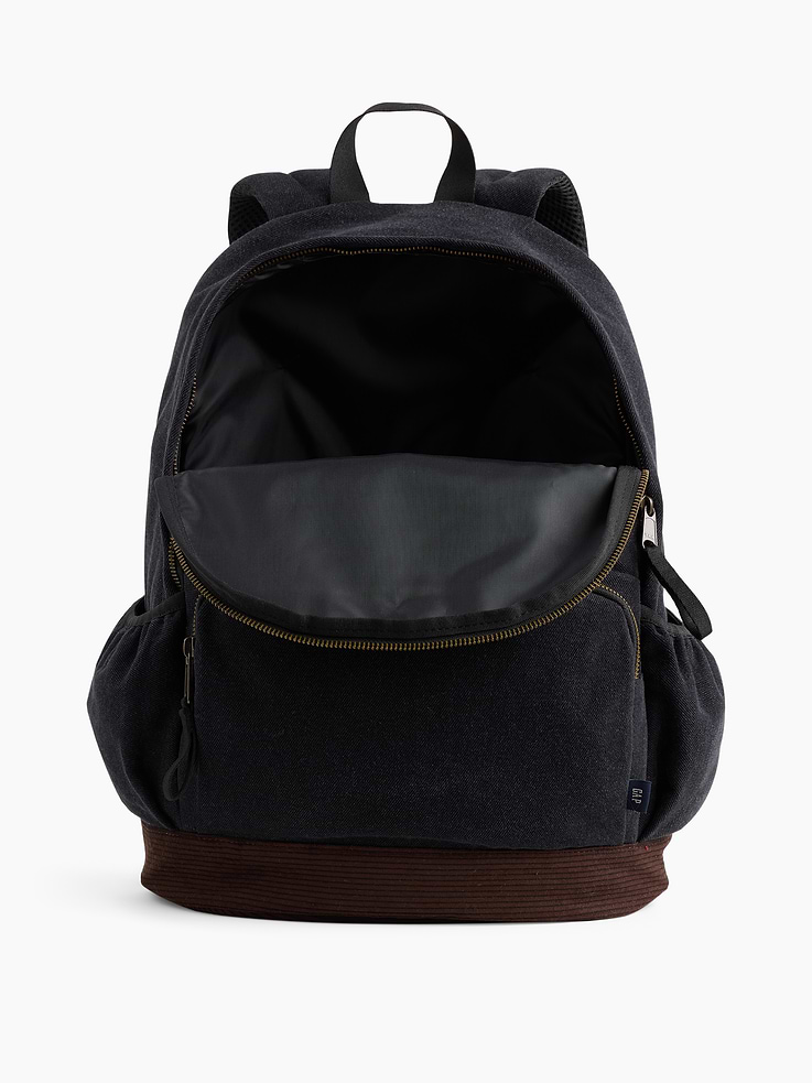 Image number 4 showing, Kids Denim & Corduroy Backpack