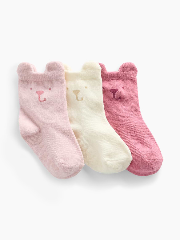Baby Brannan Bear Socks (3-Pack)