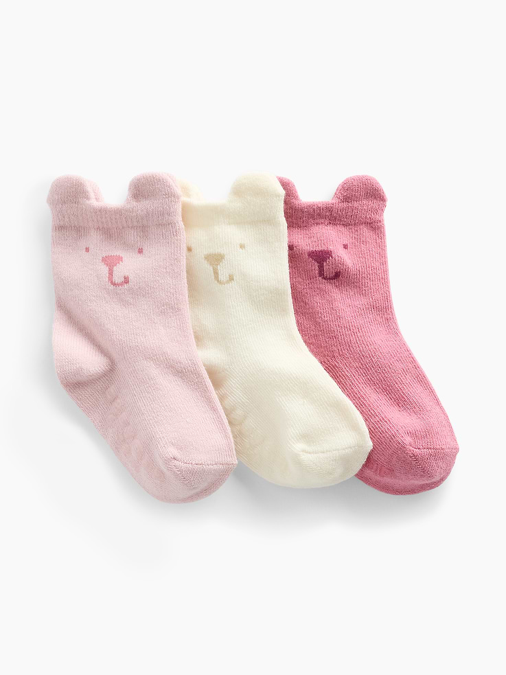 Image number 1 showing, Baby Brannan Bear Socks (3-Pack)