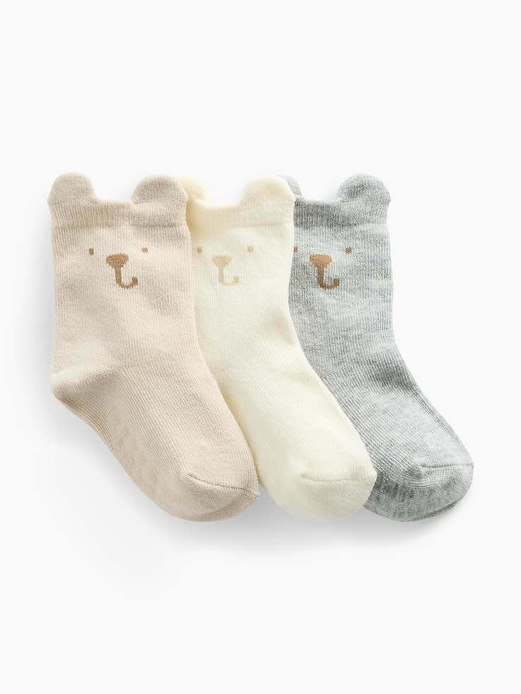 Image number 1 showing, Baby Brannan Bear Socks (3-Pack)