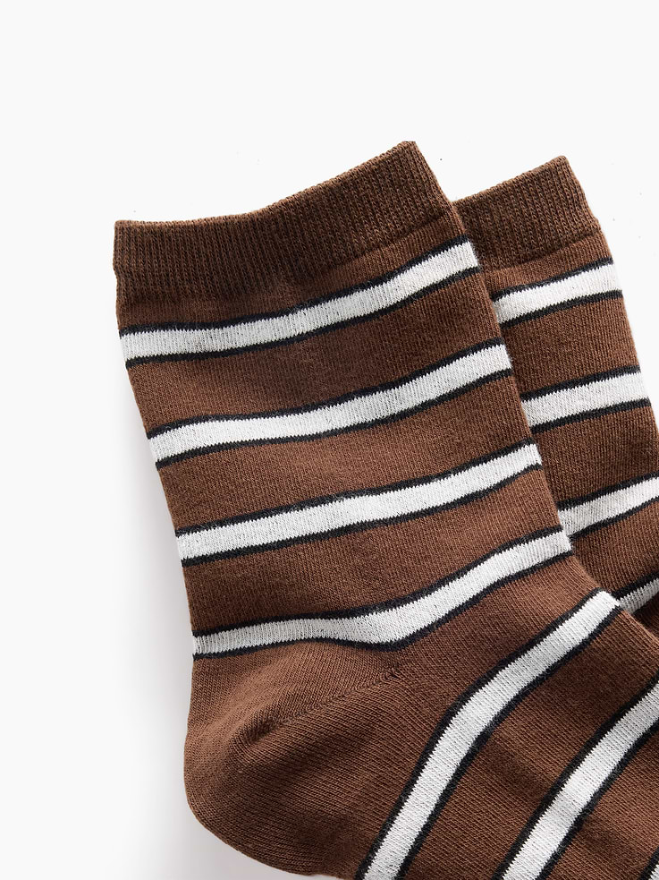 Image number 2 showing, Stripe Half Crew Socks