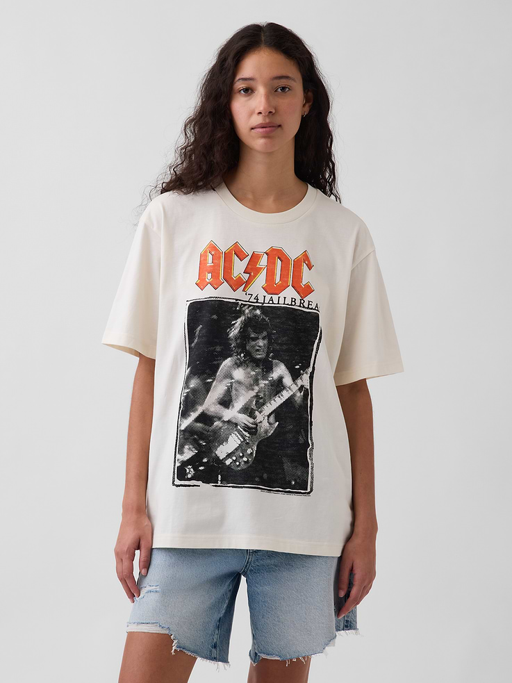 Image number 5 showing, AC/DC Relaxed Graphic T-Shirt