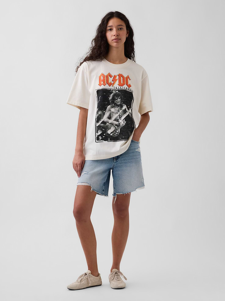 Image number 6 showing, AC/DC Relaxed Graphic T-Shirt