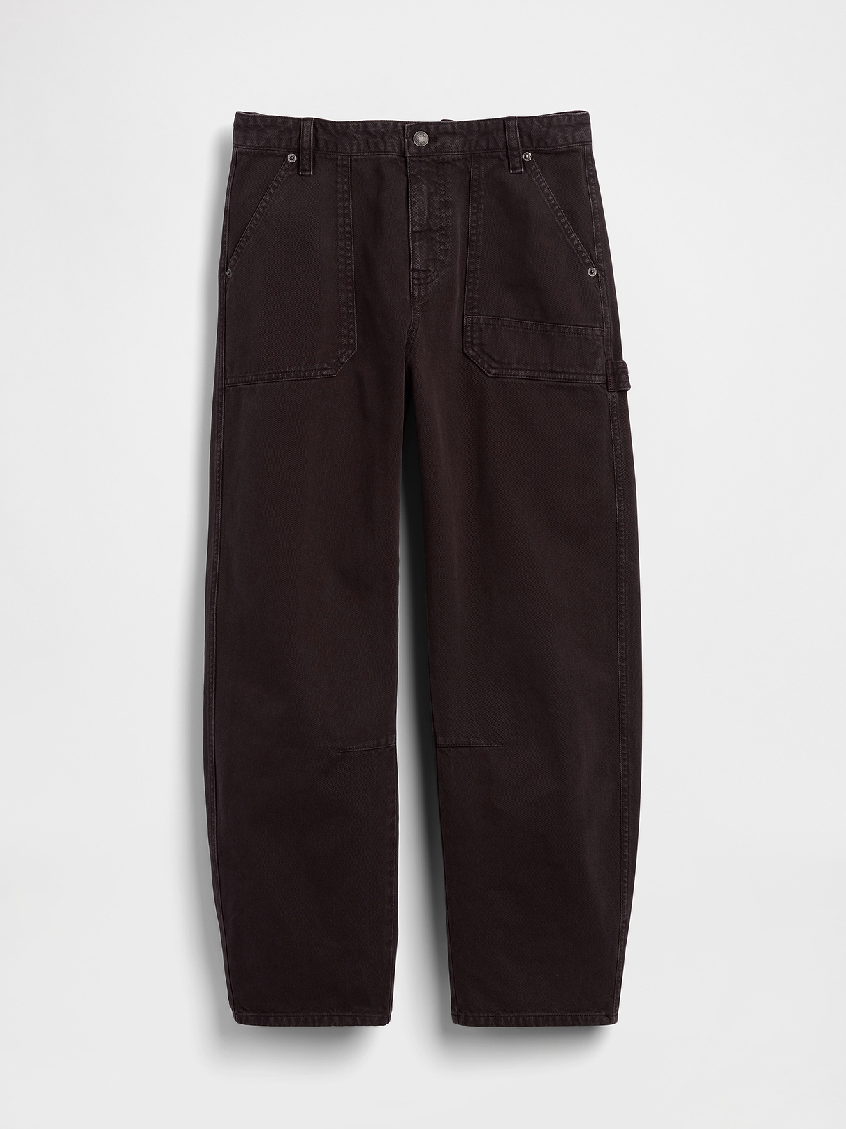 Mid Rise Barrel Utility Ankle Pants | Gap