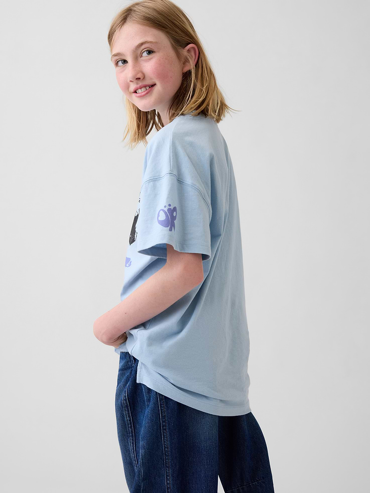 Image 3 of 4, Kids Olivia Rodrigo Oversized T-Shirt