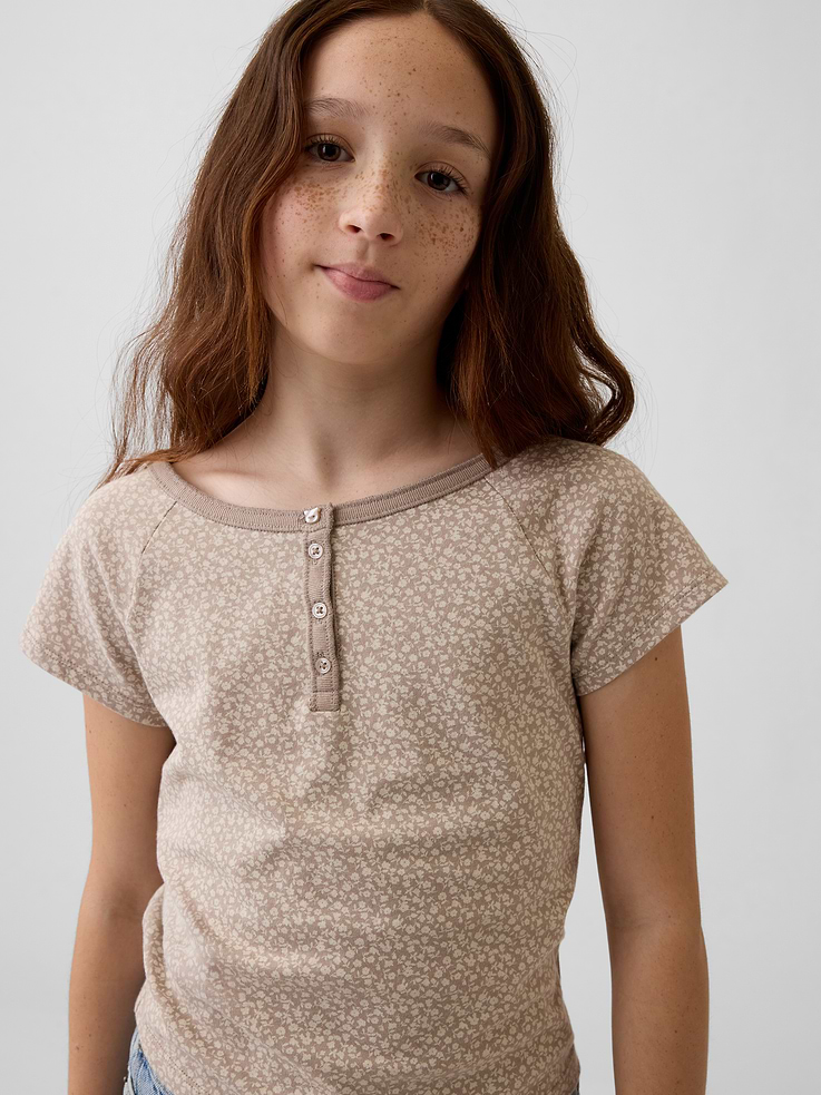 Image number 1 showing, Kids Raglan Henley T-Shirt
