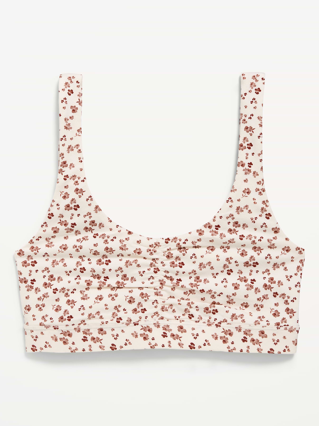 Image number 4 showing, Ruched Cotton Bralette