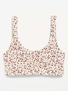 Image number 4 showing, Ruched Cotton Bralette