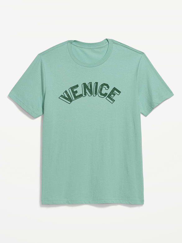 Soft-Washed Crew-Neck Graphic T-Shirt