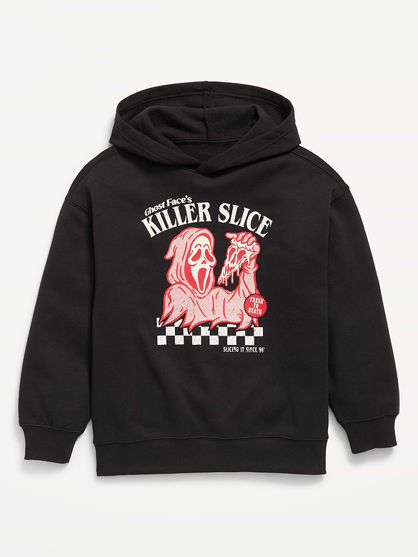 Ghost Face™ Gender-Neutral Oversized Pullover Hoodie for Kids