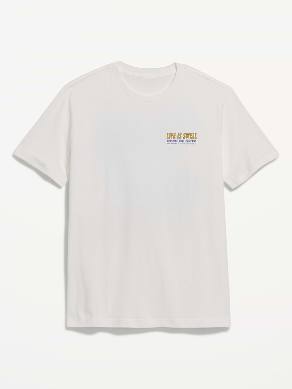T-shirt ultra-doux ras du cou à imprimé
