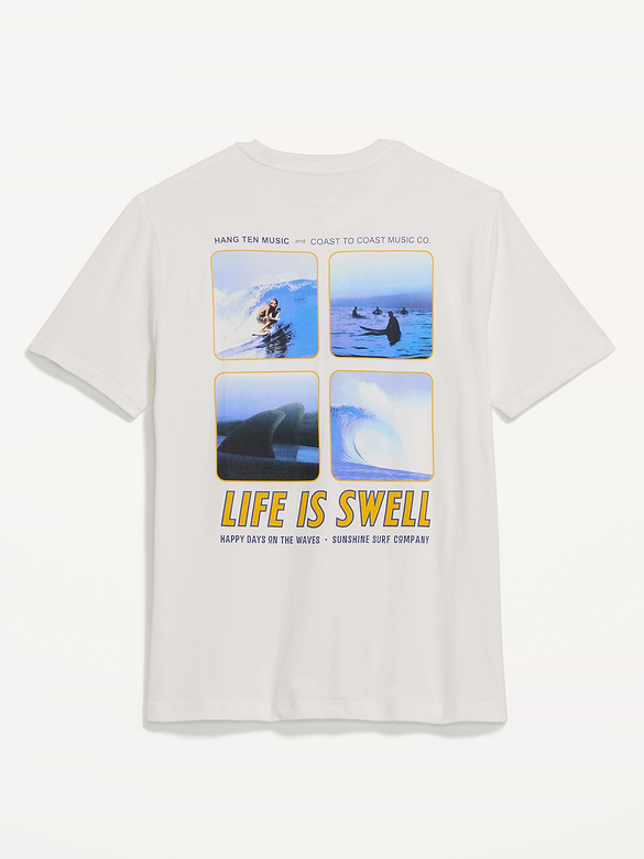 T-shirt ultra-doux ras du cou à imprimé