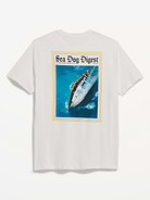 Image number 3 showing, Soft-Washed Crew-Neck Graphic T-Shirt