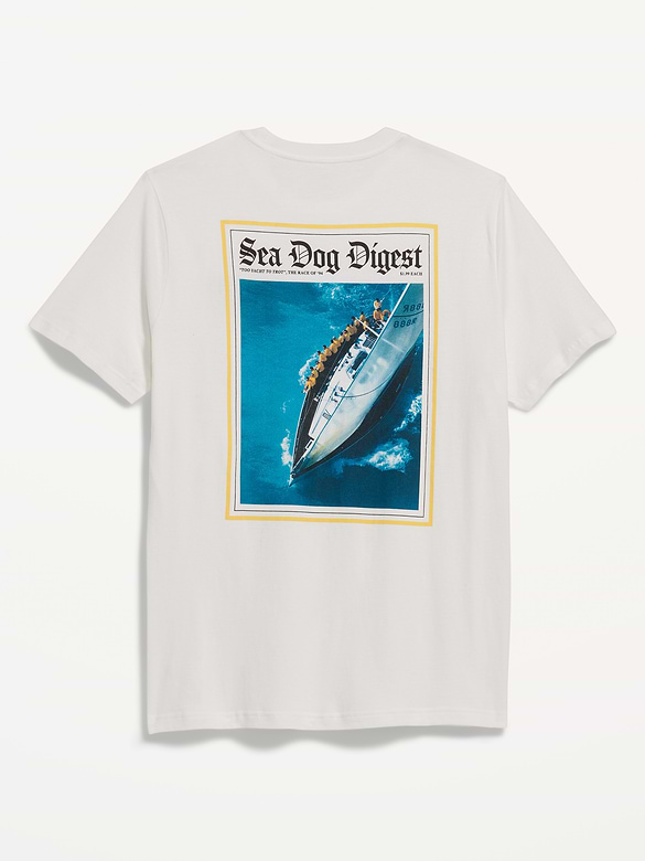 Soft-Washed Crew-Neck Graphic T-Shirt