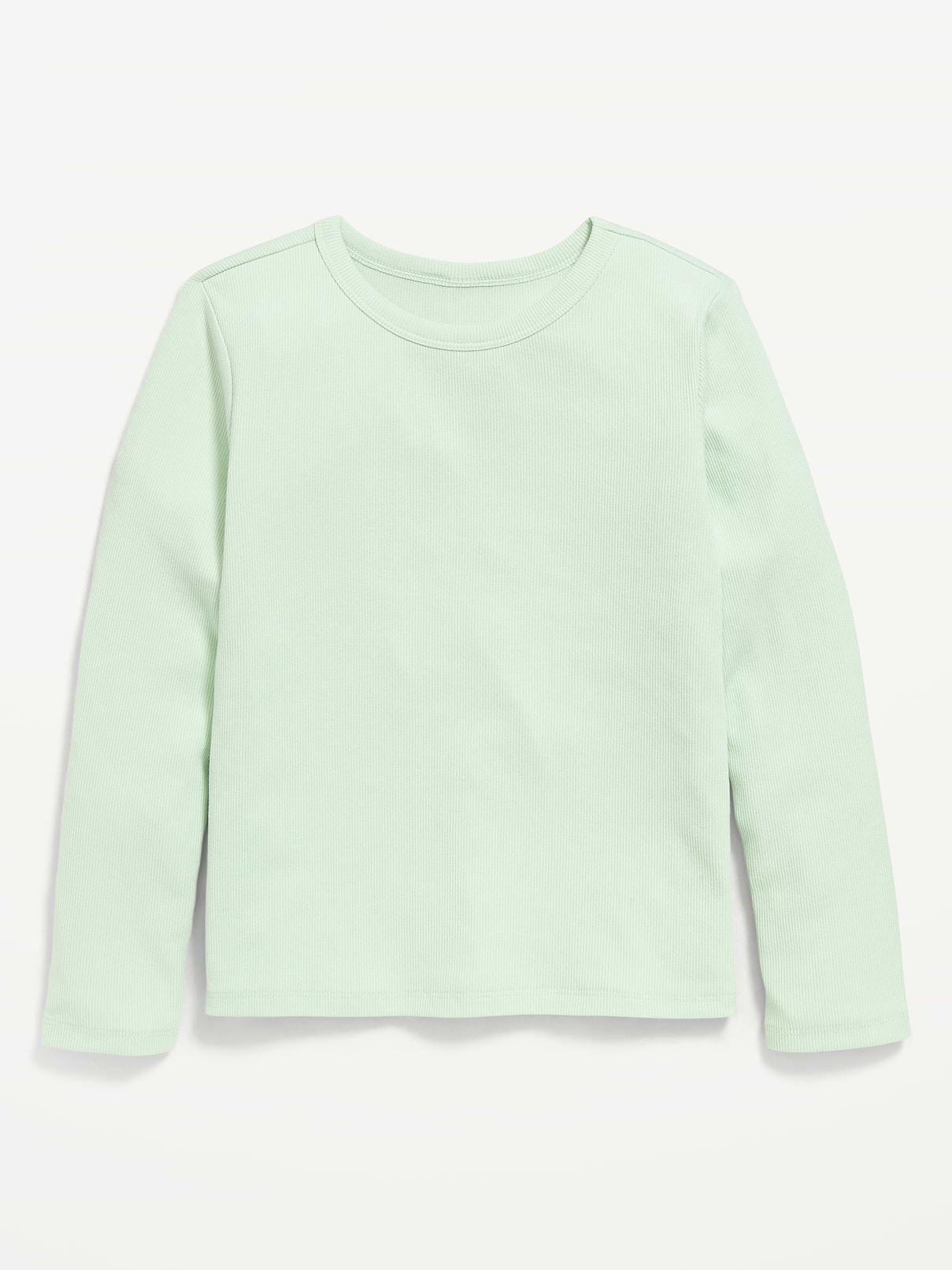 L'image numéro 1 présente T-shirt côtelé ultra-doux à manches longues pour Fille