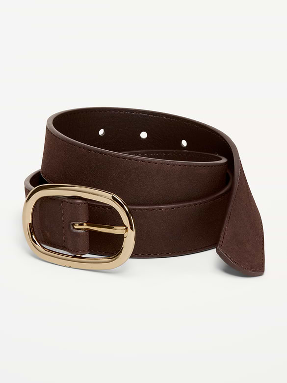 Ceinture en faux suède pour femme