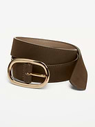 Image number 1 showing, Faux-Suede Belt for Women